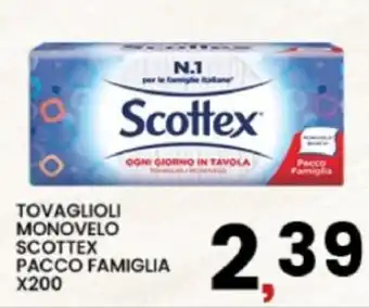 Interspar Tovaglioli monove lo Scottex offerta