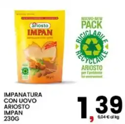 Interspar Impanatura con uovo Ariosto Impan offerta