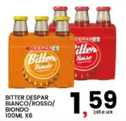Interspar Bitter Despar Bianco/rosso/biondo offerta