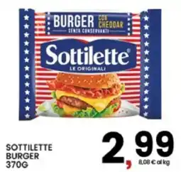 Interspar Sottilette burger offerta