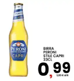 Interspar Birra Peroni Stile Capri offerta