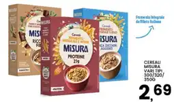 Interspar Cereali Misura vari tipi offerta