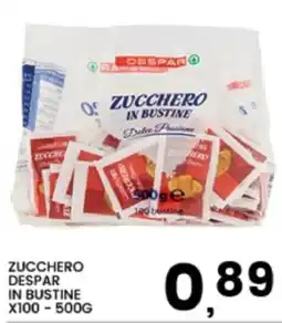 Interspar Zucchero Despar in bustine offerta