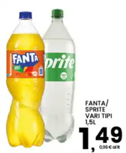 Interspar Fanta/ Sprite vari tipi offerta
