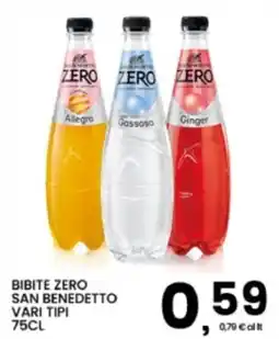 Interspar Bibite zero San Benedetto offerta
