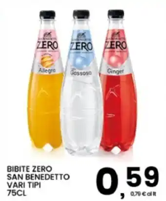 Interspar Bibite zero San Benedetto offerta