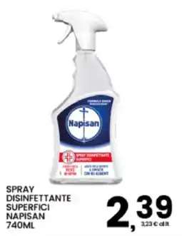 Interspar Spray disinfettante superfici Napisan offerta