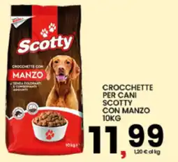 Interspar Crocchette per cani Scotty con manzo offerta