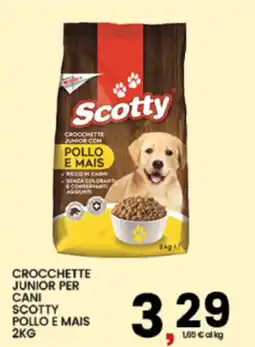 Interspar Crocchette junior per cani Scotty pollo e mais offerta