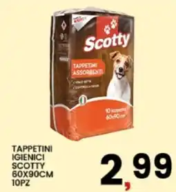 Interspar Tappetini igienici Scotty offerta