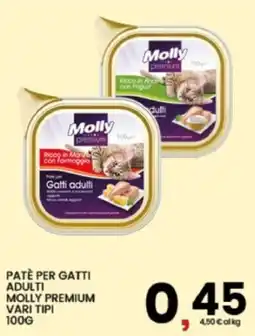 Interspar Paté per gatti adulti Molly Premium offerta