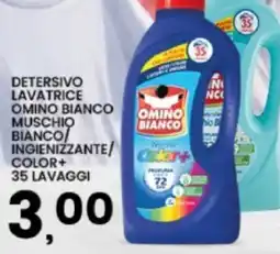 Interspar Detersivo lavatrice Omino Bianco muschio bianco/ingienizzante/color+ offerta