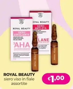 Acqua & Sapone Royal Beauty siero viso in fiale assortite offerta