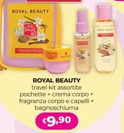 Acqua & Sapone Royal Beauty travel kit assortite offerta