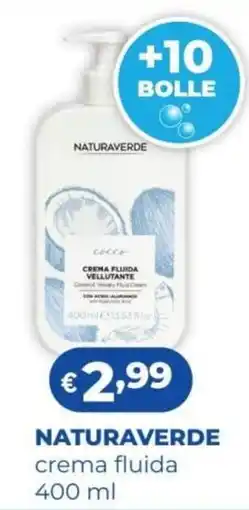 Acqua & Sapone Naturaverde crema fluida offerta