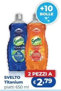 Acqua & Sapone Svelto Titanium piatti offerta