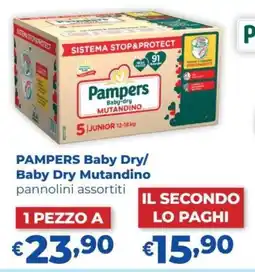 Acqua & Sapone Pampers Baby Dry Mutandino offerta