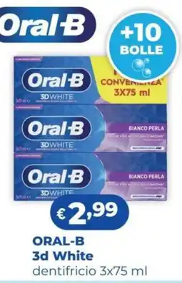Acqua & Sapone Oral-B 3d White dentifricio offerta