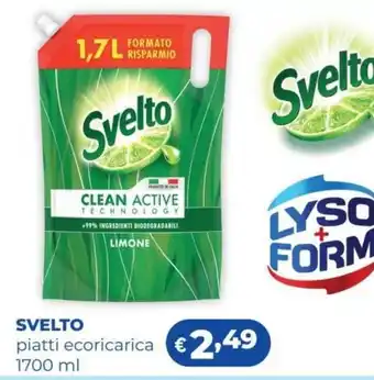 Svelto piatti ecoricarica