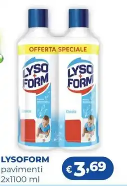 Acqua & Sapone Lysoform pavimenti offerta