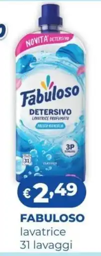 Acqua & Sapone Fabuloso detergente lavatrice offerta