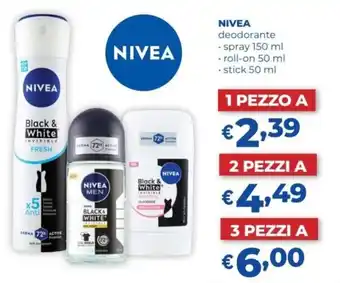 Acqua & Sapone NIVEA deodorante offerta