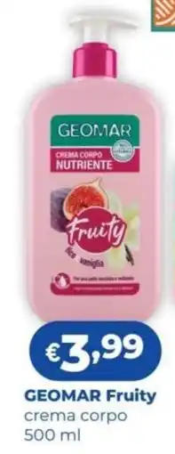 Acqua & Sapone GEOMAR Fruity crema corpo offerta
