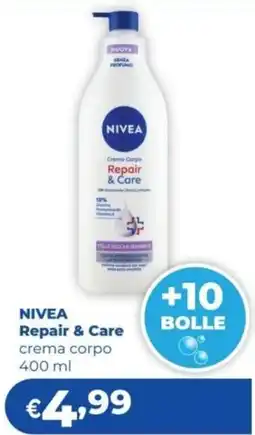 Acqua & Sapone NIVEA Repair & Care crema corpo offerta