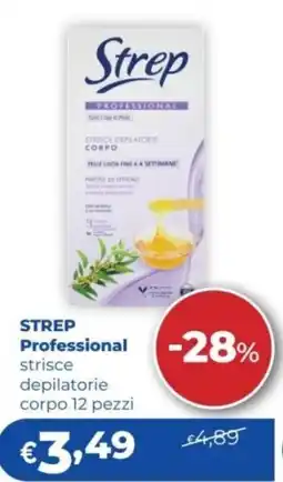 Acqua & Sapone Strep Professional strisce depilatorie corpo offerta