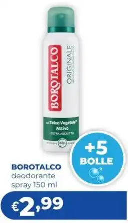 Acqua & Sapone Borotalco deodorante spray offerta