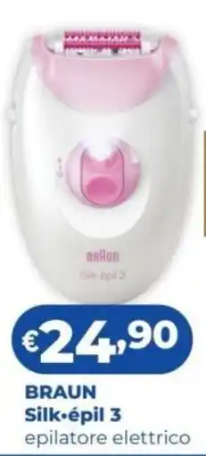 Acqua & Sapone BRAUN Silk-épil 3 epilatore elettrico offerta