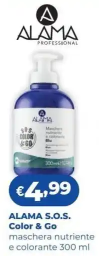 Acqua & Sapone ALAMA S.O.S. Color & Go maschera nutriente e colorante offerta