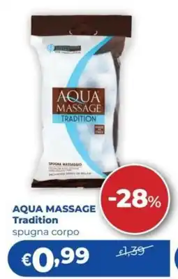 Acqua & Sapone Aqua Massage Tradition spugna corpo offerta