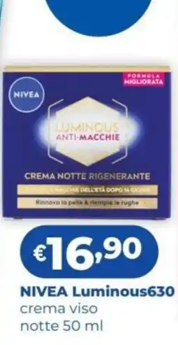 Acqua & Sapone NIVEA Luminous630 crema viso notte offerta