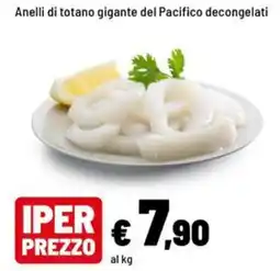 Iper La Grande Anelli di totano gigante del Pacifico offerta