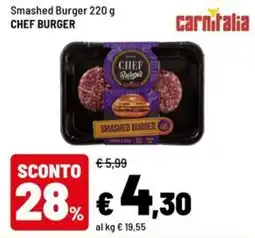 Iper La Grande Smashed Burger Chef Burger offerta