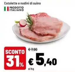 Iper La Grande Cotolette e nodini di suino offerta