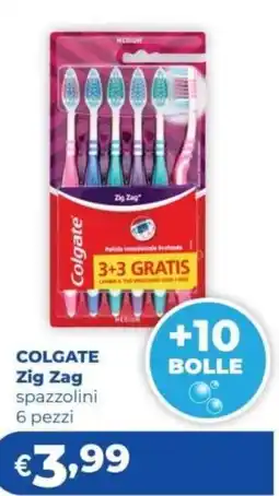 Acqua & Sapone Colgate Zig Zag spazzolini offerta