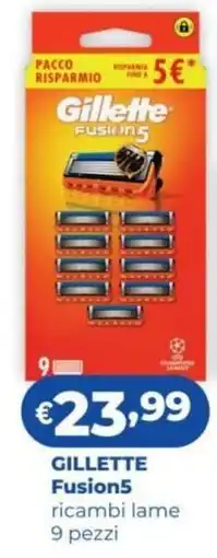 Acqua & Sapone Gillette Fusion5 ricambi lame offerta