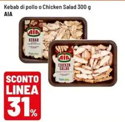 Iper La Grande Kebab di pollo o chicken salad AIA offerta