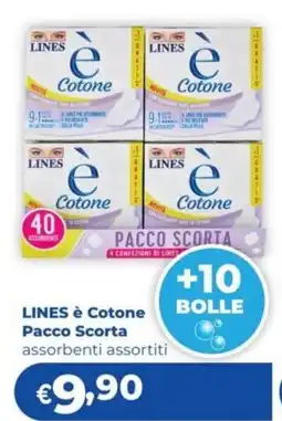 Acqua & Sapone Lines è Cotone assorbenti assortiti offerta