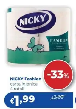 Acqua & Sapone Nicky fashion carta igienica offerta
