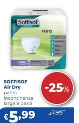 Acqua & Sapone Soffisof Air Dry pants incontinenza offerta
