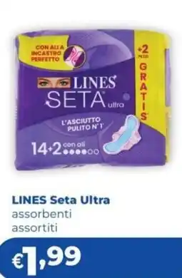 Acqua & Sapone Lines Seta Ultra assorbenti assortiti offerta