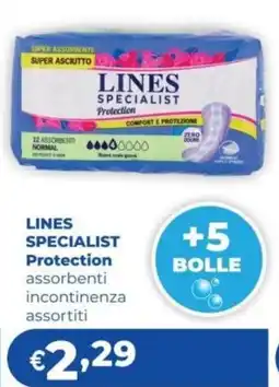 Acqua & Sapone Lines Specialist Protection assorbenti incontinenza assortiti offerta
