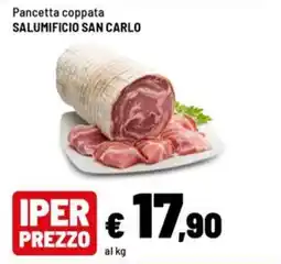 Iper La Grande Pancetta coppata Salumificio San Carlo offerta