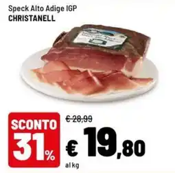 Iper La Grande Speck Alto Adige IGP Christianell offerta