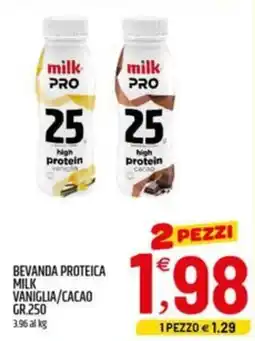 Ard Discount Bevanda proteica milk vaniglia/cacao offerta
