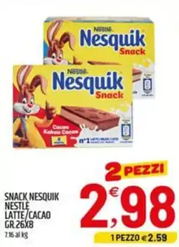 Ard Discount Snack nesquik nestle latte/cacao offerta