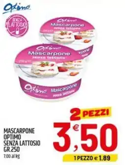 Ard Discount Mascarpone Optimo senza lattosio offerta